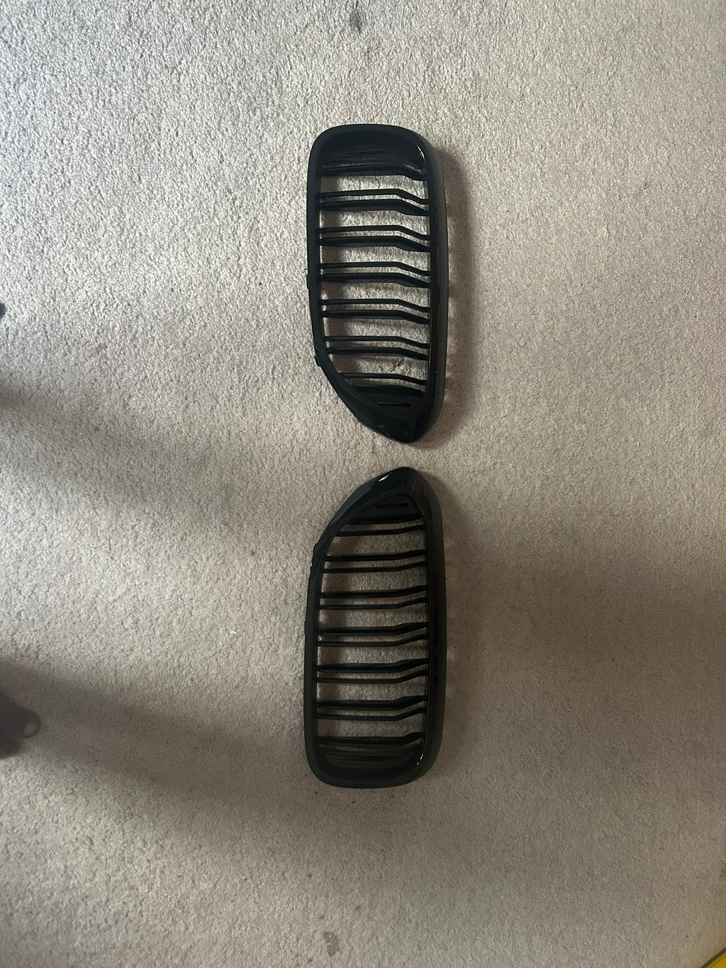 BNIB-BMW X5 Gloss Black Front Kidney Grille Set (Left & Right)